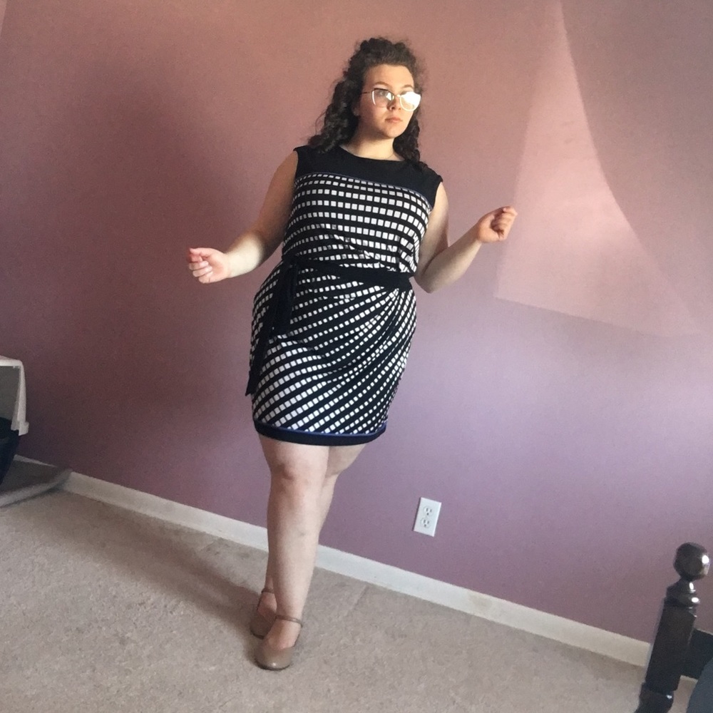 ⛄️ R&K checkered dress